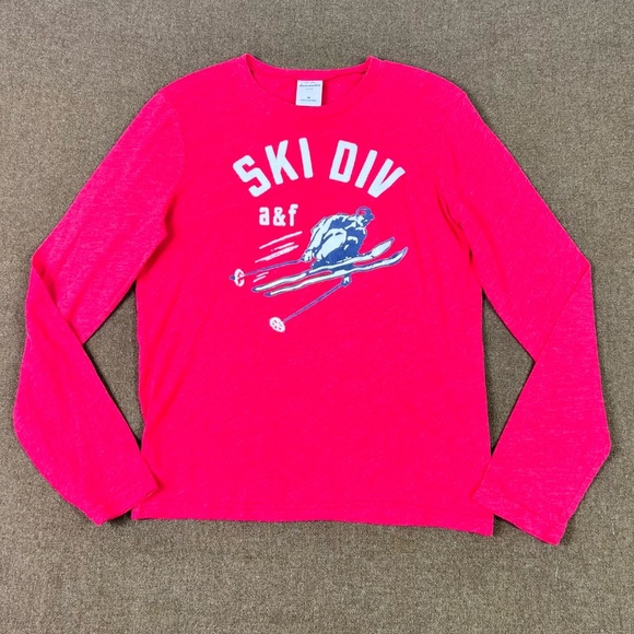 abercrombie kids Other - ⭐️ 3 for $15⭐️ Abercrombie Kids Red Long Sleeve Tee Kids Medium